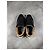 Sneaker Louis Vuitton Monogram in pelle nera Marrone Nero - vista 7