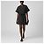 Vestido Louis Vuitton de bolinhas com detalhe de corrente Preto Branco - vista 2