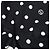 Vestido Louis Vuitton de bolinhas com detalhe de corrente Preto Branco - vista 5