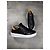 Sneakers Louis Vuitton Monogram in pelle nera Marrone Nero - vista 3