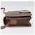 Céline Celine Vintage Macadam Circle Logo Canvas and Leather Marron - vue 4
