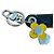 Louis Vuitton Monogram Eclipse Dragonne Vivienne M01469 Keyring for Men Black - view 2