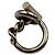 Hermès Hermes Silver Croisette Band Ring Silvery - view 3