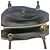 Borsa Louis Vuitton Monogram Empreinte Montaigne MM Nero - vista 7
