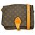 Borsa Louis Vuitton Cartouchiere Monogram Canvas GM Marrone