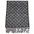 Sciarpa Louis Vuitton Monogram in Lana e Cashmere - Grigio