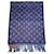 Louis Vuitton Sciarpa Monogram in Lana e Cashmere - Blu  - vista 1