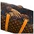 Borsa Louis Vuitton Keepall 60 Mona Lisa Custom Tapestry Marrone Multicolore - vista 10