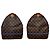 Borsa Louis Vuitton Keepall 60 Mona Lisa Custom Tapestry Marrone Multicolore - vista 7