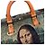 Borsa Louis Vuitton Keepall 60 Mona Lisa Custom Tapestry Marrone Multicolore - vista 9