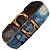 Louis Vuitton Keepall 60 The Starry Night Van Gogh Custom Bag Marrone Blu Multicolore - vista 5
