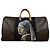 Louis Vuitton Keepall 60 Custom Vermeer Girl With a Pearl Earring Marrone Bianco Blu Multicolore