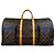 Louis Vuitton Keepall 60 Custom Vermeer Girl With a Pearl Earring Marrone Bianco Blu Multicolore - vista 2