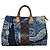 Louis Vuitton Speedy 35 The Starry Night Custom Van Gogh Borsa Marrone Bianco Blu Giallo