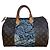 Louis Vuitton Speedy 35 The Starry Night Custom Van Gogh Borsa Marrone Bianco Blu Giallo - vista 2