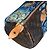 Louis Vuitton Speedy 35 The Starry Night Custom Van Gogh Borsa Marrone Bianco Blu Giallo - vista 8