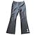 Dior Pantalones acampanados de lana con detalle "1" Gris