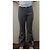 Dior Pantalones acampanados de lana con detalle "1" Gris - vista 11