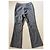 Dior Pantalones acampanados de lana con detalle "1" Gris - vista 3