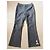 Dior Pantalones acampanados de lana con detalle "1" Gris - vista 7