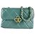 Borsa a tracolla in pelle verde Chanel