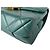 Borsa a tracolla in pelle verde Chanel - vista 9