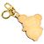 Louis Vuitton Charm Keyring Porte Clés Beige D'oro