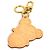 Louis Vuitton Charm Keyring Porte Clés Beige D'oro - vista 2