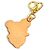 Louis Vuitton Charm Keyring Porte Clés Beige D'oro - vista 4