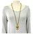 Collana in metallo dorato Chanel D'oro - vista 10