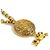 Collana in metallo dorato Chanel D'oro - vista 2