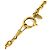 Collana in metallo dorato Chanel D'oro - vista 6