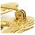 Spilla in metallo dorato Chanel D'oro - vista 12