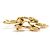 Spilla in metallo dorato Chanel D'oro - vista 3