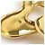 Spilla in metallo dorato Chanel D'oro - vista 8
