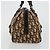 Borsa Christian Dior Trotter Canvas Marrone Argento Auth 181890V - vista 4