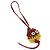 LOEWE Studio Ghibli Howl's Moving Castle Calcifer Charm in Pelle Auth 167365SM Rosso