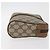 GUCCI GG Supreme Web Sherry Line Clutch Bag aus PVC Beige Red 89 01 012 Auth BA13074 Rot - Ansicht 3