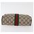 GUCCI GG Supreme Web Sherry Line Clutch Bag aus PVC Beige Red 89 01 012 Auth BA13074 Rot - Ansicht 6