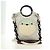 Céline CELINE Chain Shoulder Bag Leder 2way Weiß Silber Auth 181478V - Ansicht 12