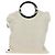 Céline CELINE Chain Shoulder Bag Leder 2way Weiß Silber Auth 181478V - Ansicht 2