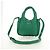 Borsa PRADA in Pelle 2way Verde Argento Auth 181442SM - vista 12