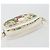 Borsa a Spalla GUCCI Flora PVC Bianco Oro 007 113 0115 Auth 182472 D'oro - vista 6