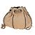 Borsa a mano CHANEL Chain Purse in pelle di agnello beige argento CC Auth bs35366V - vista 13