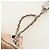 Borsa a mano CHANEL Chain Purse in pelle di agnello beige argento CC Auth bs35366V - vista 14
