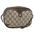 Borsa GUCCI GG Supreme Web Sherry Line in PVC Beige Oro 156 02 066 Auth 182402 D'oro