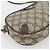 Borsa GUCCI GG Supreme Web Sherry Line in PVC Beige Oro 156 02 066 Auth 182402 D'oro - vista 14
