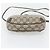 Borsa GUCCI GG Supreme Web Sherry Line in PVC Beige Oro 156 02 066 Auth 182402 D'oro - vista 5