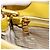 Borsa PRADA Galleria in pelle vernice 2way Yellow Gold Auth 181712 D'oro Giallo - vista 23