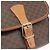 Céline Borsa a Spalla CELINE Macadam Canvas PVC Pelle Marrone Oro Auth 181854 D'oro - vista 10